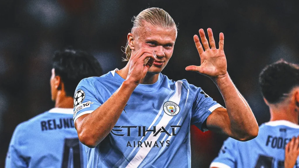 Haaland becomes fastest player to hit 50 champions league goals