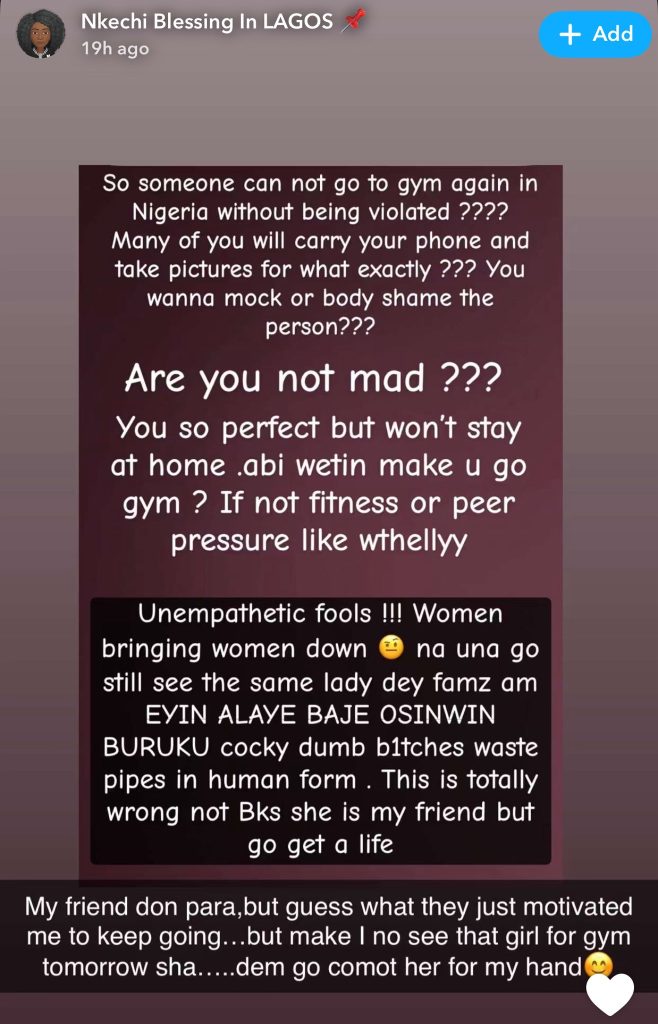 Nkechi snapshat