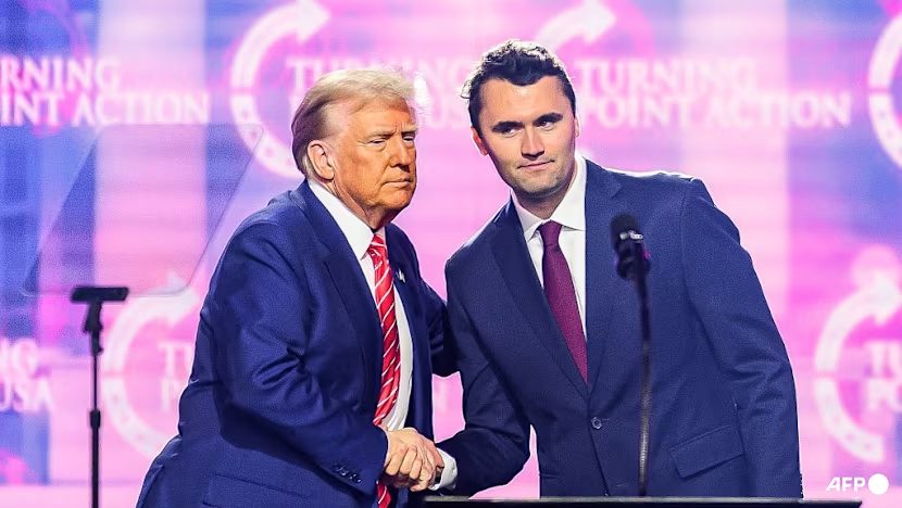 Trump and kirk