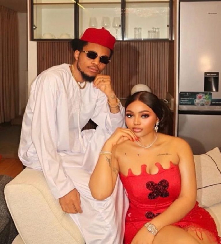 Regina Daniels with brother, SammyWest