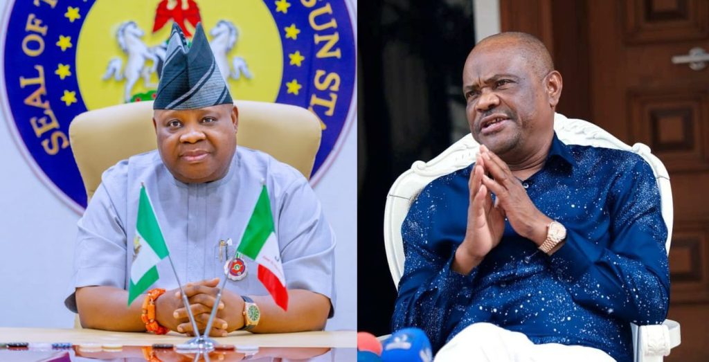 Ademola Adeleke and Nyesom Wike