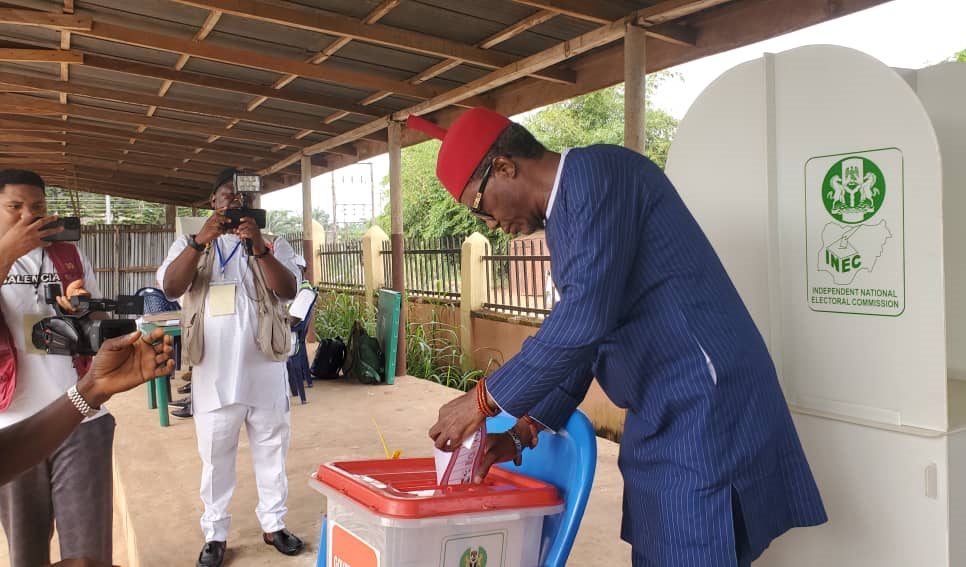 Commissioner for Information Votes Early in Anambra