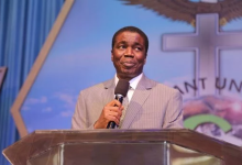 David Abioye speaking