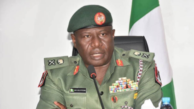 The Chief of Defence Staff, General Olufemi Oluyede,