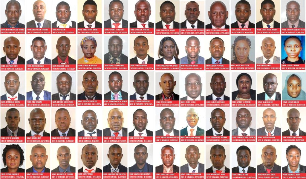 List B of DSS Dismissed Officers 2025