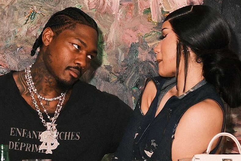 Stefon Diggs with Cardi B