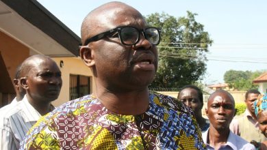 Ayodele Fayose speaking