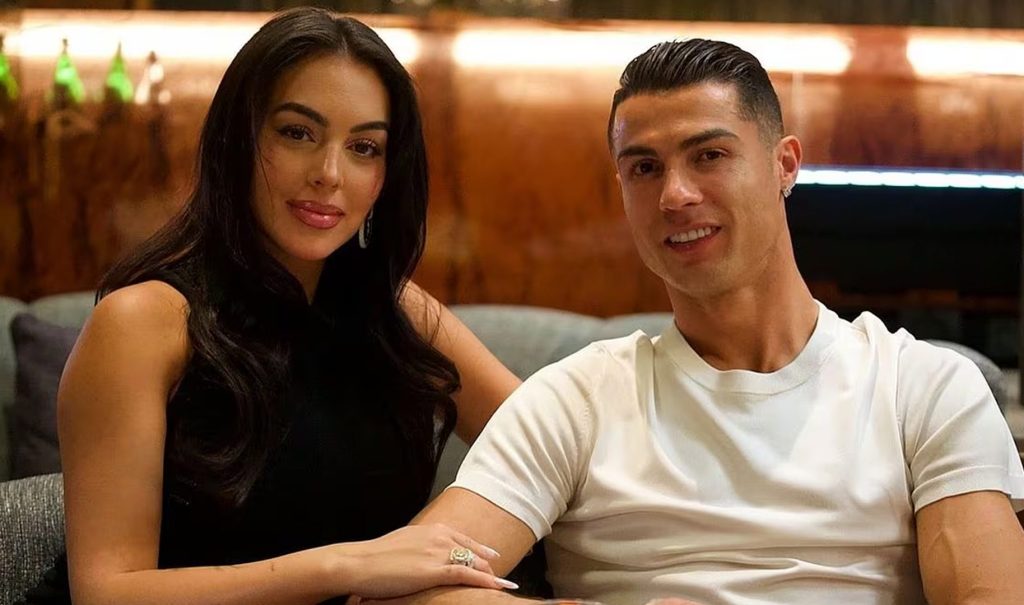 Cristiano Ronaldo with Georgina Rodriguez