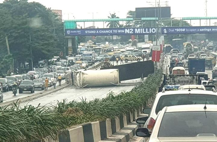 Gas tanker accident in Lagos